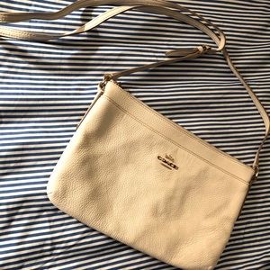 Coach pebbled leather crossbody
